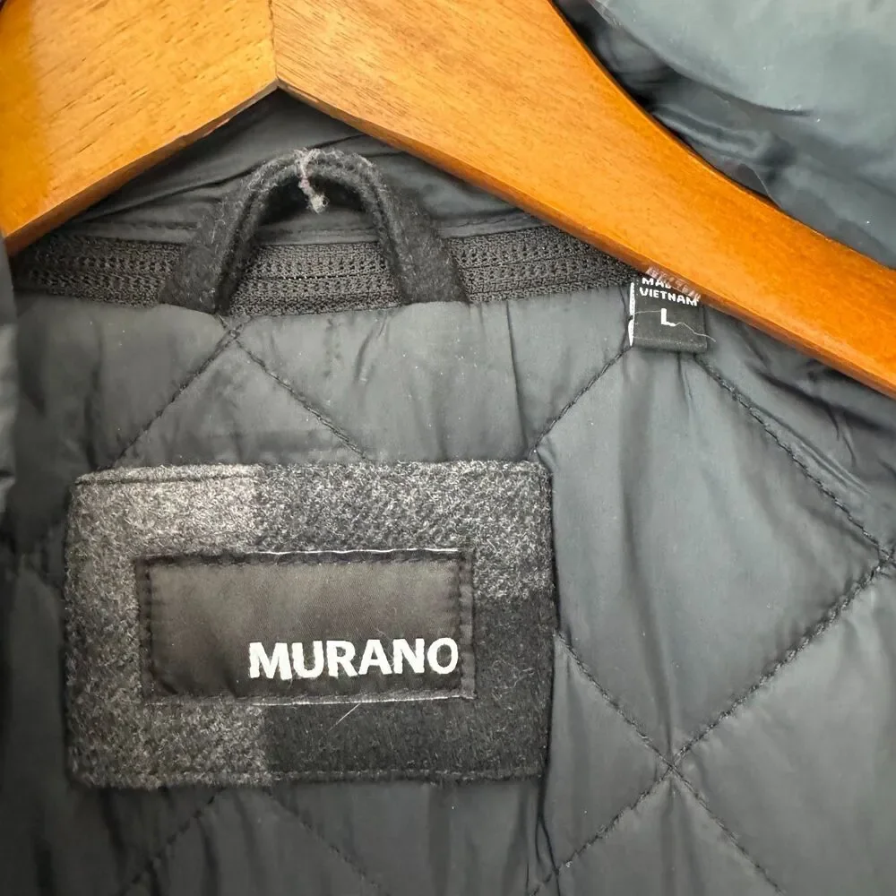 Murano Men's Black Wool Jacket Size Large - Picture 7 of 7